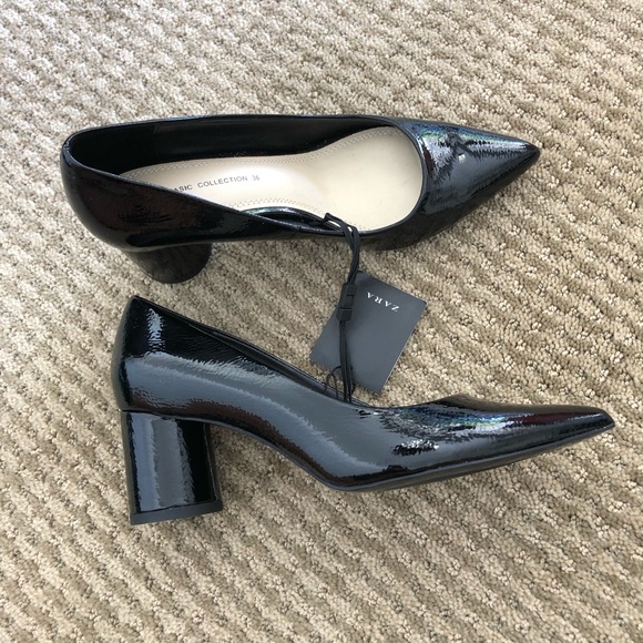 Zara Shoes - NWT Zara Chunky Pointy Heel